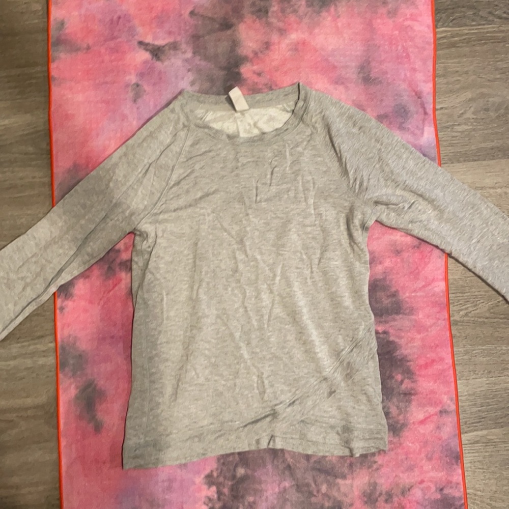 Athleta Girl Grey soft light sweatshirt